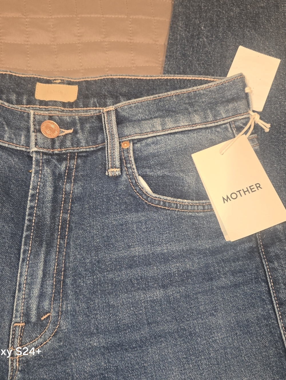 MOTHERMID RISE RIDER ANKLE FRAY - Picture 4 of 8
